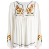 Embroidered Blouse - Tunic - 