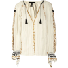 Embroidered Blouse - 女士束腰长衣 - 
