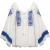 Embroidered Blouse - 女士束腰长衣 - 