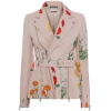 Embroidered Leather Jacket - Jaquetas e casacos - 