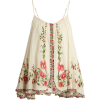 Embroidered top - Camisas sin mangas - 