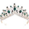 Emerald Crown Tiara - Cap - 