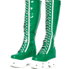 Emerald Late Night Patent Knee High Boot - 厚底鞋 - 