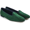 Emerald Suede Slipper - Loafers - 