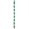 Emerald and Diamond Bracelet - Bracelets - 