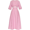 Emilia Wickstead pink striped cut-out mi - Dresses - 