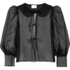 Emilie tie-detailed silk-organza blouse - Hemden - kurz - £215.00  ~ 242.97€