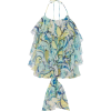 Emilio Pucci ruffle halter yop - Camisa - curtas - 