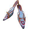 Emilio Pucci Italian Kitten Heel Orange - 凉鞋 - 
