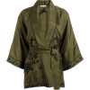 Emily Embroidered Silk Kimono - Куртки и пальто - 