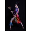 Hand painted silk dress - Minhas fotos - 