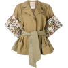 Erika Cavallini Floral Sleeve Jacket - Jacket - coats - 