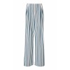 Escada Tekita Striped Twill Flared Pants - Capri hlače - 