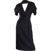 Estevez 1950s Black Silk dress - Haljine - 