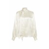 Etro Pussy-Bow Silk Blouse - Long sleeves shirts - 