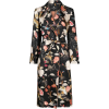 Etro Water Lily print belted coat - Kurtka - 