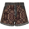 Etro embroidered-panel denim shorts - Shorts - 