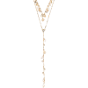 Ettika Shell Lariat Necklace im Gold | R - ネックレス - 