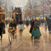 Eugene Galien-Laloue French painting - イラスト - 