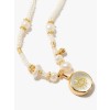 Evil Eye pearl & gold-plated necklace - Necklaces - $302.00  ~ £229.52