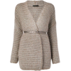 FABIANA FILIPPI belted knitted coat - アウター - 