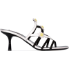 FABRIZIO VITI white, black and yellow Ga - Sandals - 