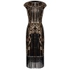 FAIRY COUPLE 1920s Gatsby Sequined Embellished Tassels Hem Flapper Dress D20S013 - Dresses - $59.99 