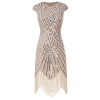 FAIRY COUPLE 1920s Sequined Embellished Tassels Hem Flapper Dress D20S002 - Haljine - $59.99  ~ 381,09kn