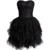 FAIRY COUPLE Tulle Strapless Evening Cocktail Party Homecoming Dress D0237 - Kleider - $119.99  ~ 103.06€