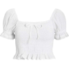 FAITHFULL THE BRAND Marie Cotton Crop To - Koszule - krótkie - 