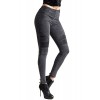 FASHIONOMICS Womens Trendy Stretchy Comfy Skinny Moto Pleated Biker Leggings Pants - Hlače - duge - $21.99  ~ 18.89€