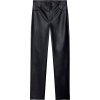 FAUX LEATHER SKINNY TROUSERS - Capri & Cropped - $45.90 