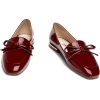 FAUX PATENT LEATHER LOAFERS  - Mokassins - 