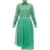 FENDI  Asymmetric organza shirtdress - sukienki - 