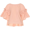 FENDI Cotton top - 半袖衫/女式衬衫 - 
