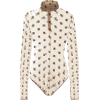 FENDI Embroidered tulle bodysuit - Dresy - 550.00€ 