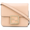 FENDI Fab crystal logo box bag - 手提包 - 