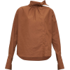 FENDI High-neck cotton-poplin blouse - Camicie (lunghe) - 