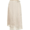 FENDI Pleated silk midi skirt - 裙子 - 1,300.00€  ~ ¥10,141.56