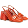 FENDI Promenade croc-effect leather pump - 经典鞋 - 