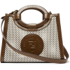 FENDI  Runaway small perforated-leather - Carteras - 