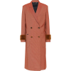 FENDI Shearling-trimmed wool-blend coat - Куртки и пальто - 