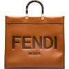 FENDI Sunshine logo-embossed leather tot - Hand bag - 