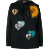 FENDI embellished hoodie - Пуловер - 