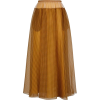 FENDI yellow brown skirt - Spudnice - 