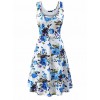 FENSACE Women's Sleeveless Flare Floral  - Dresses - 18.99€  ~ £16.80