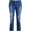 FIVE-POCKET DISTRESSED SKINNY JEANS - Jeans - $52.97  ~ 45.50€