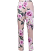 FLEUR DU MAL Contrast back pajama trouse - Capri hlače - 
