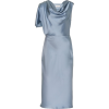 FLEUR DU MAL asymmetrical silk dress - sukienki - 