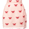 FLEUR DU MAL embroidered mini skirt - Юбки - 